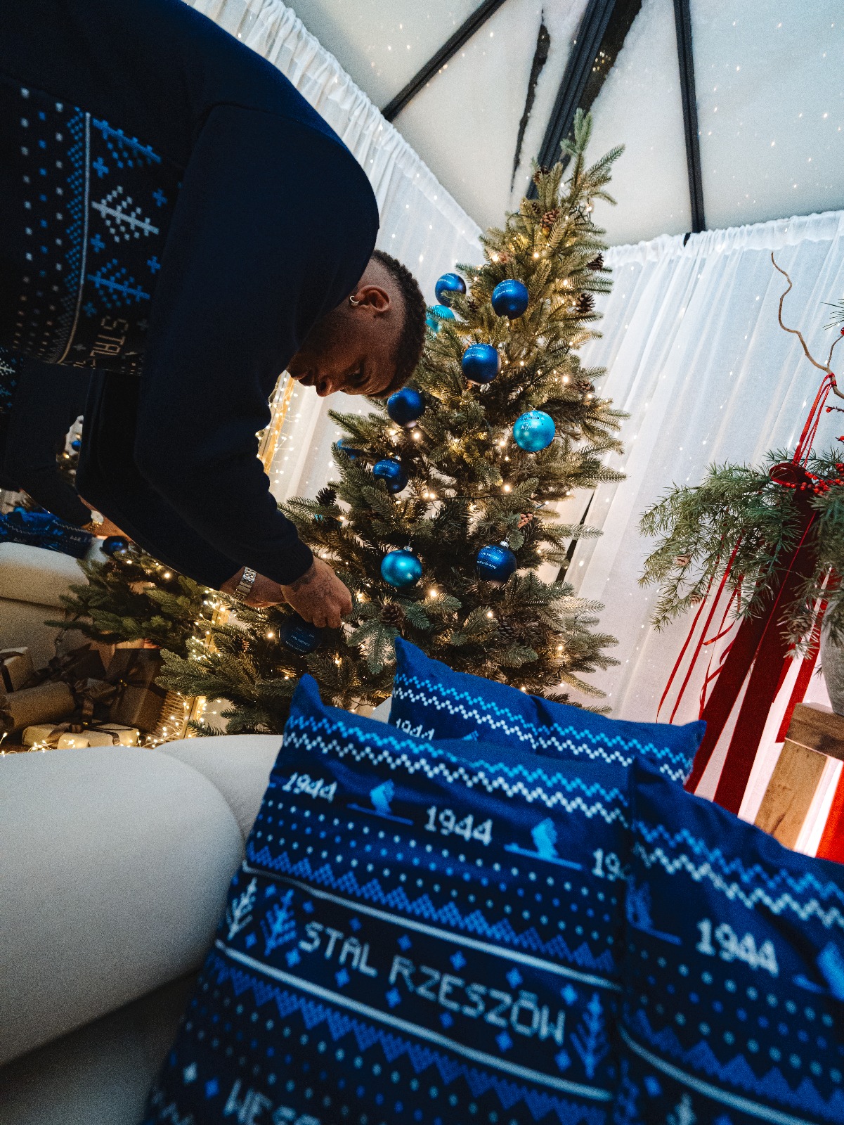 Poduszka ''świąteczna'' - Stal Rzeszów