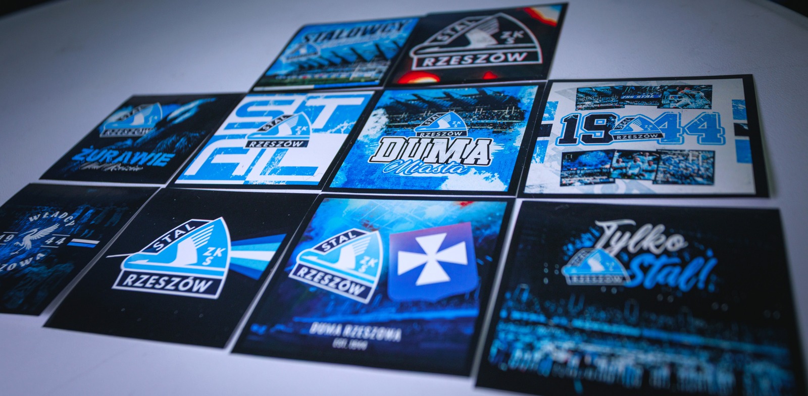 Wlepki ''Zestaw 20 sztuk'' - Stal Rzeszów