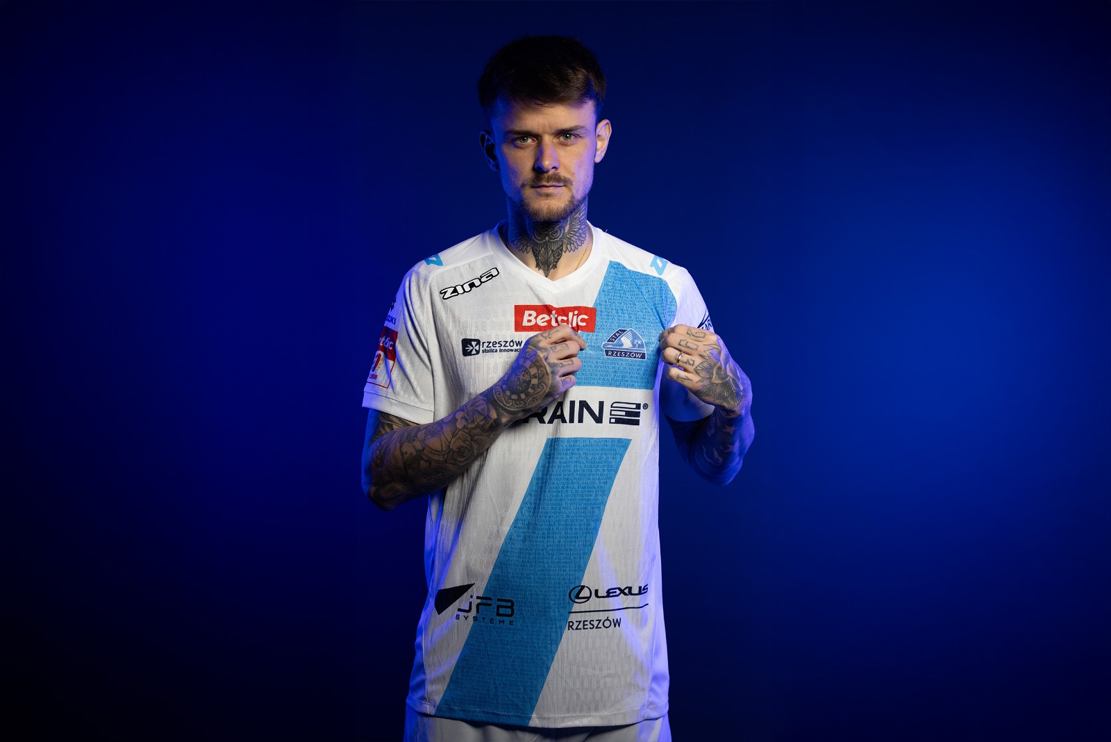 Dziecięca koszulka meczowa ''domowa'' - Stal Rzeszów X Zina